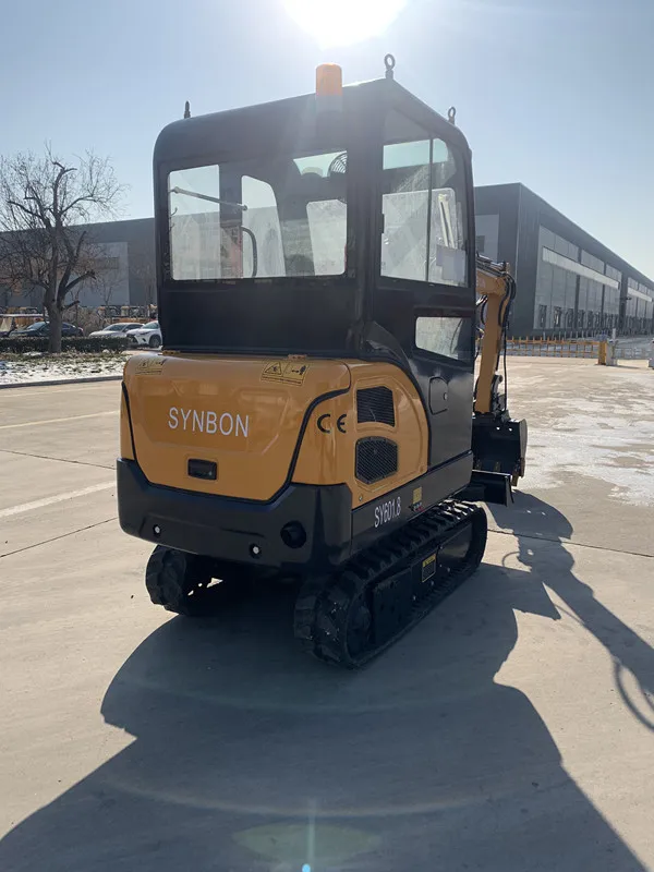 Hydraulic 1.8Ton Digger Famous Engine Mini Crawler Excavator SYNBON Machine
