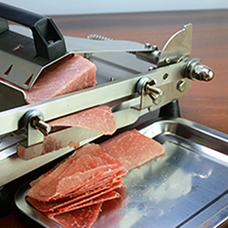 KML-Q38 Meat Slicer Stainless steel Frozen beef and mutton roll slicer household meat slicer stainless steel blade
