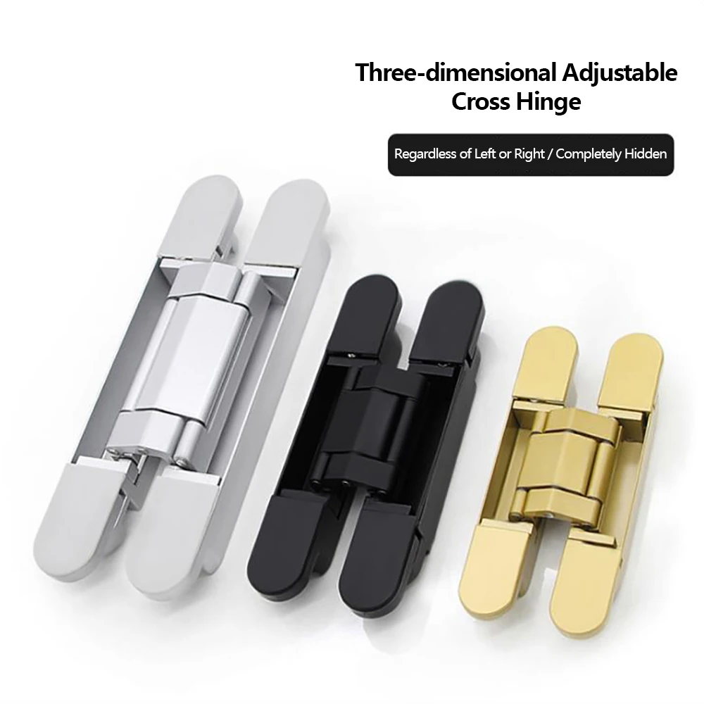 

Three-dimensional Adjustable Cross Hinge Concealed Hinge Door Hinge Load-bearing 40KG/80KG/120KG Hinge