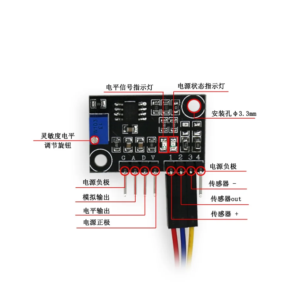 Turbidity detection sensor liquid suspended particles turbidity value sensor module probe set water quality monitoring