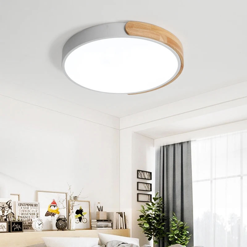 Ultra-thin LED ceiling lamp modern lamp living room lighting fixture bedroom kitchen surface mounted recessed panel light