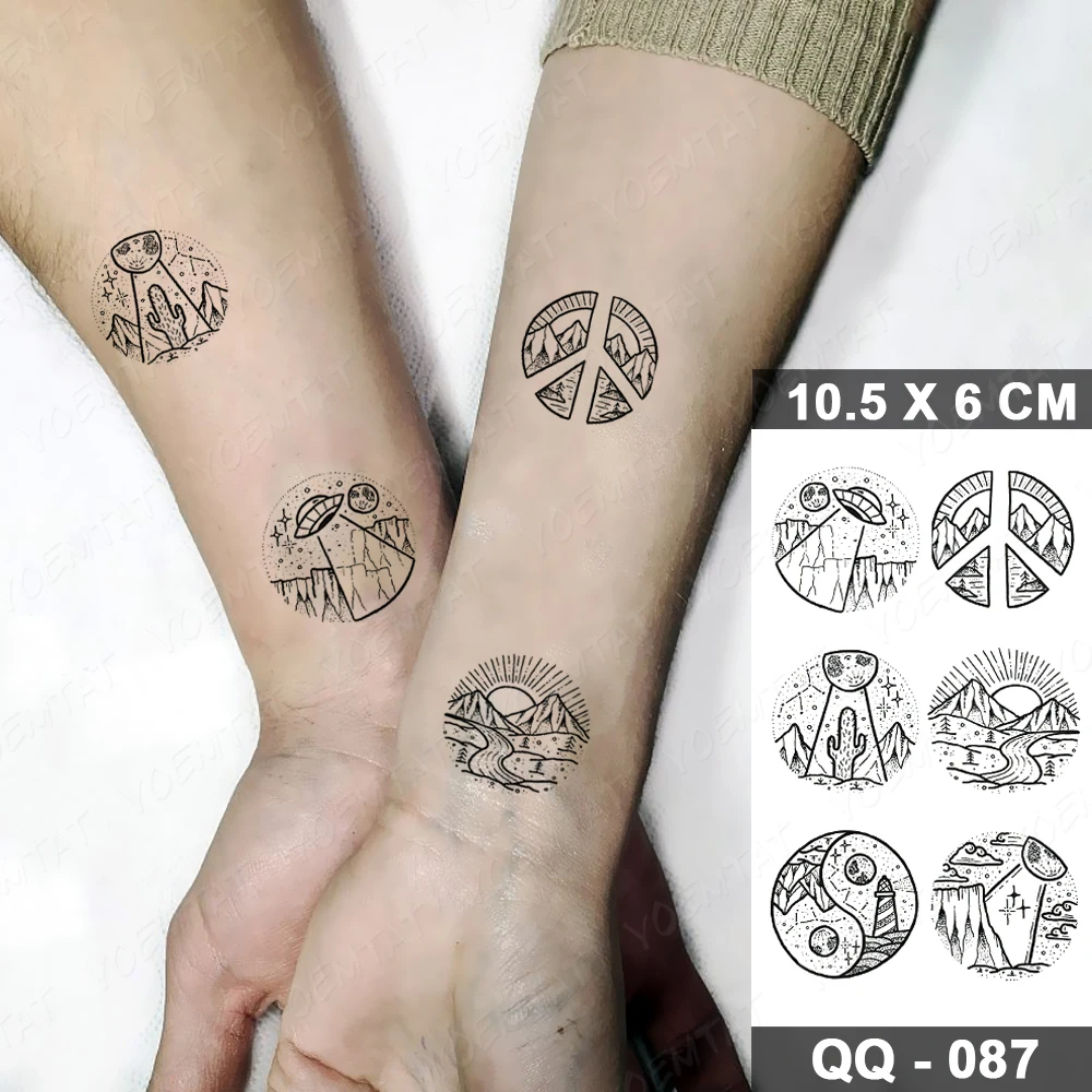 Kid Children Cute Waterproof Temporary Tattoo Sticker Eye Lightning Moon Star Glitter Tatoo Line Body Art Fake Tatoos Man Woman