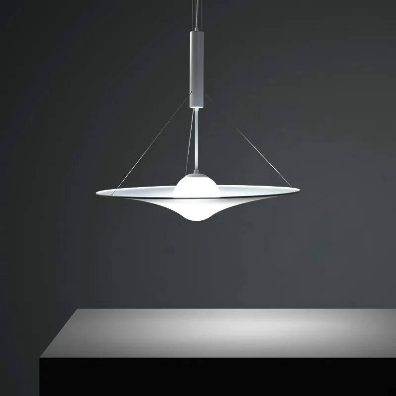 Manyo pendant lights living room bedroom Art deco design suspension lamp white restaurant bar cafe flying saucer lamp