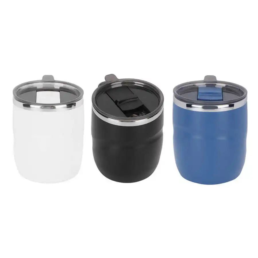 3 Colors 400ml Coffee Mug Stainless Steel Anti-Scalding Water Cup with Lid Thermal Cup Thermosmug Water Bottle