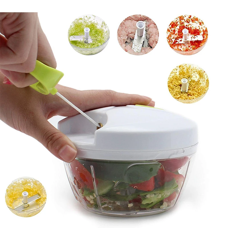 

Multifunction Hand Pull Food Chopper Vegetable Fruit Slicer Meat Grinder Nuts Onions Chopper Mincer Blender Mixer Kitchen Tools"