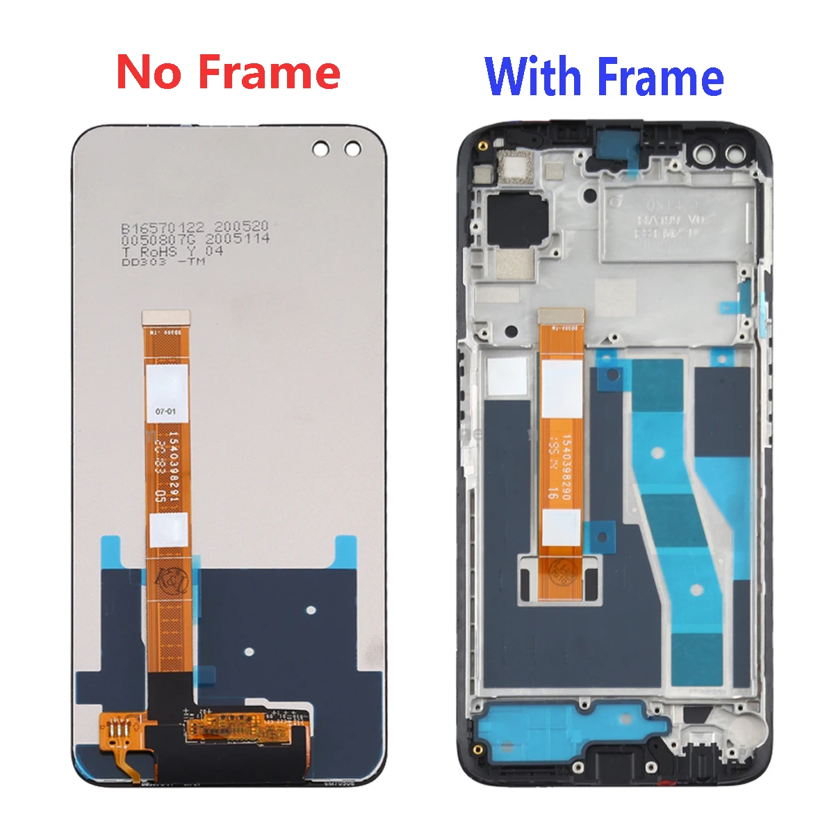 Imagem -02 - Reposição do Conjunto do Digitador da Tela de Toque Display Lcd Ajuste para Realme Pro Rmx2061 Rmx2063 Peças de