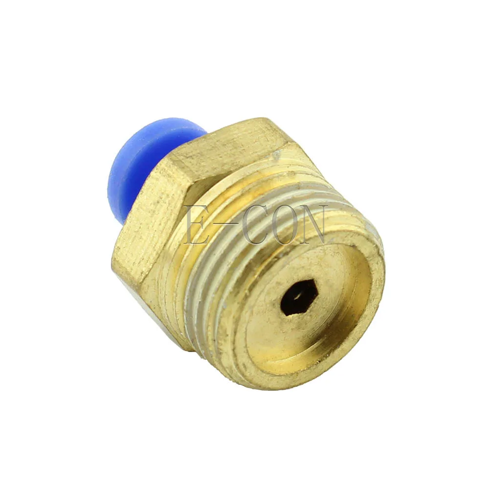 

10pcs Male Connector 4mm Tube 3/8 BSPT Threaded Pneumatic Quick Release Air Fitting