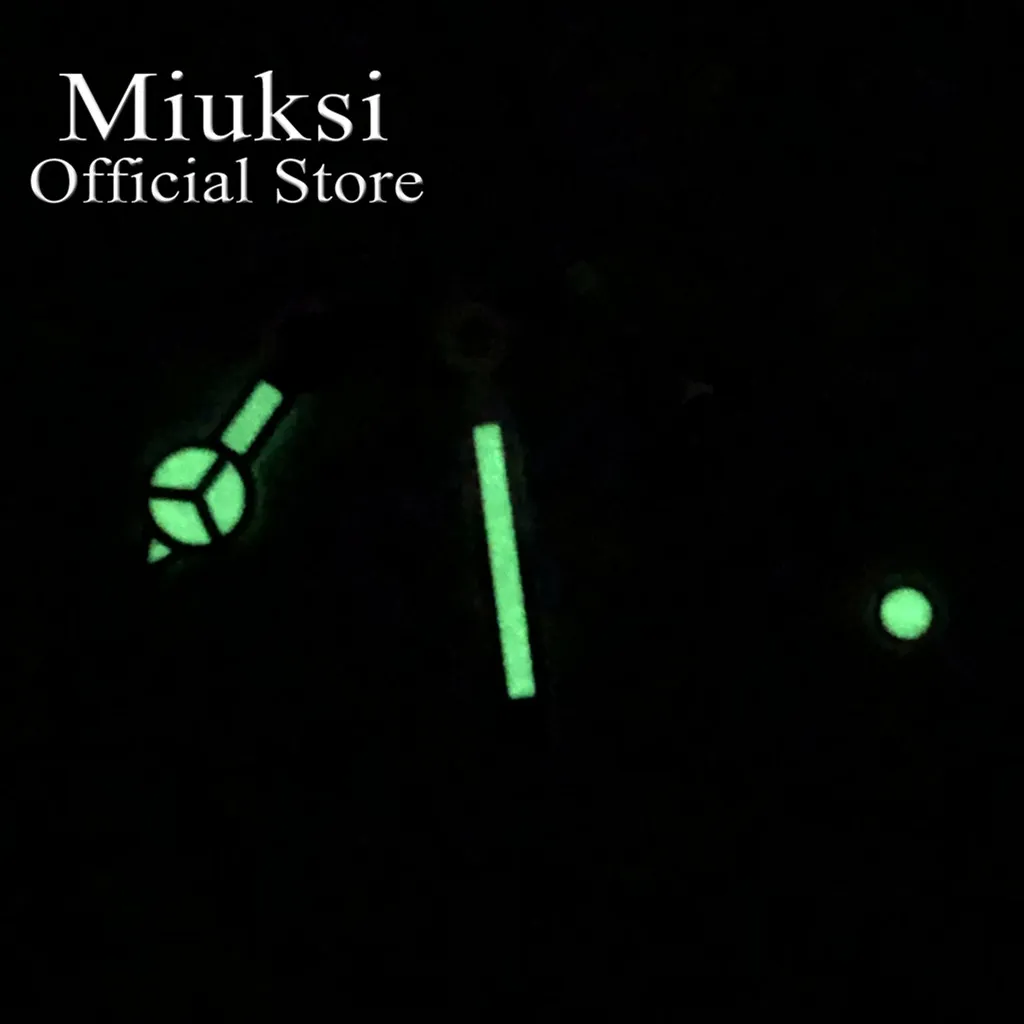 Miuksi watch hands green luminous fit NH35 NH36 ETA 2824 2836 Miyota 8205 8215 821A Mingzhu DG2813 3804 movement