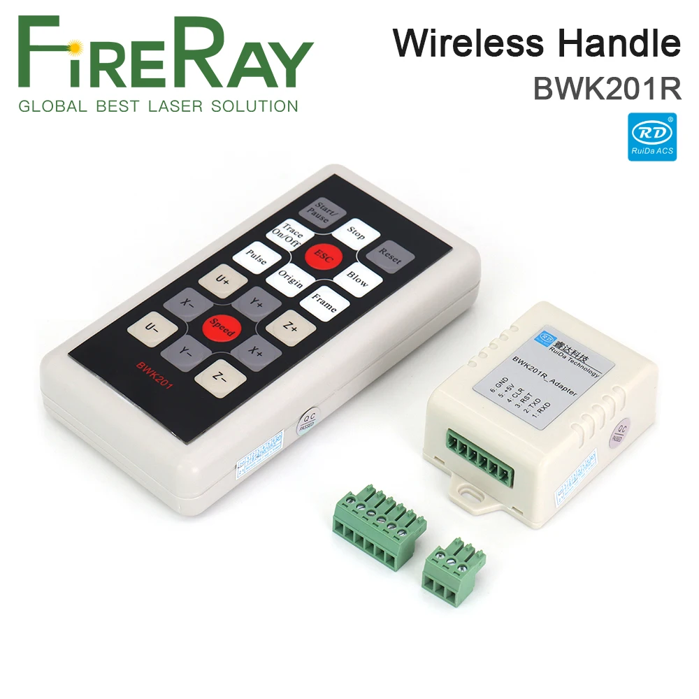 FireRay Ruida Wireless Operating Handle BWK201R for RDC6442G RDC6442S Co2 Laser Controller