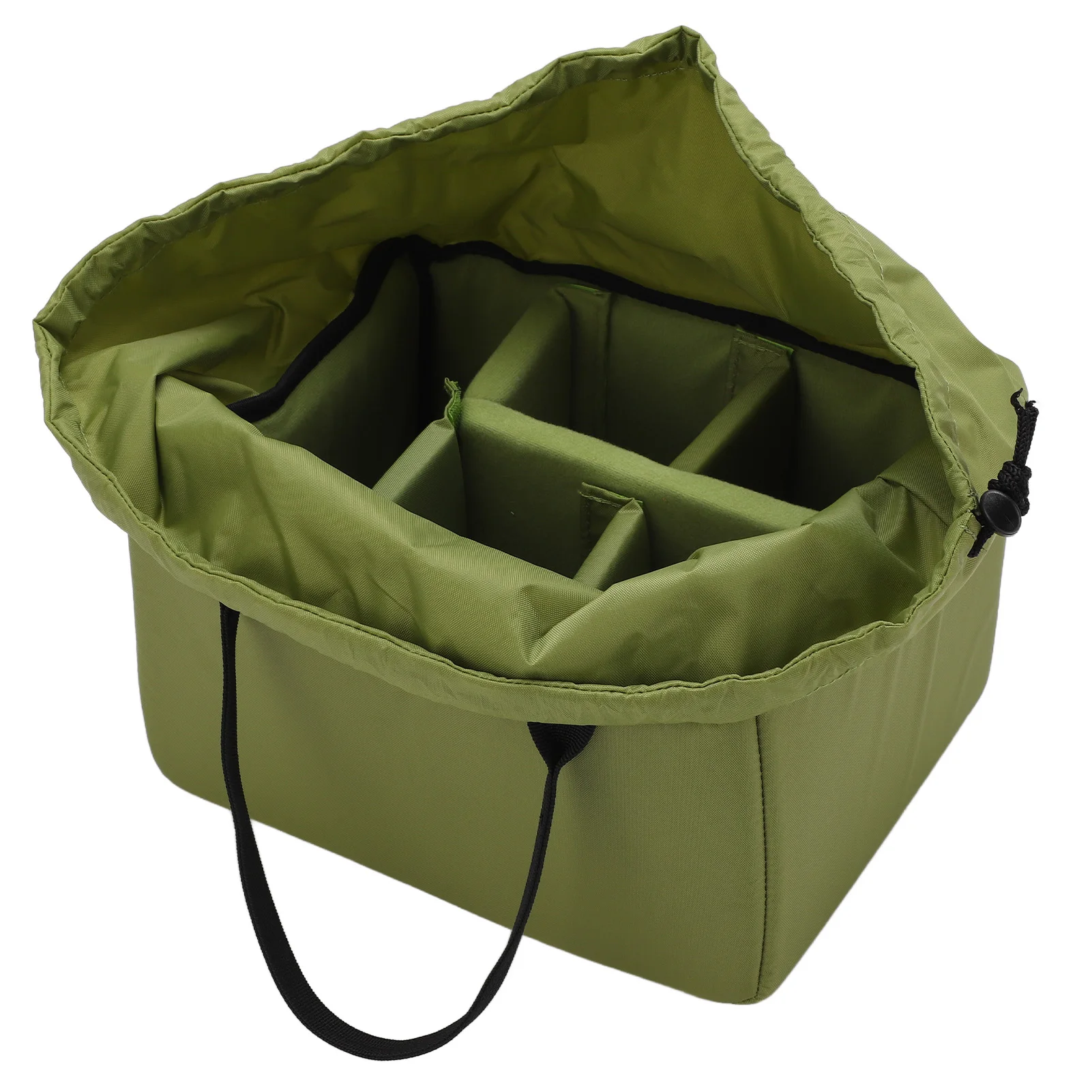 مقاوم للماء إدراج مبطن قسم حقيبة الكاميرا ، وحالة العدسة ، وحقيبة التخزين ، وحقيبة الرباط للصدمات لسوني ونيكون العدسات