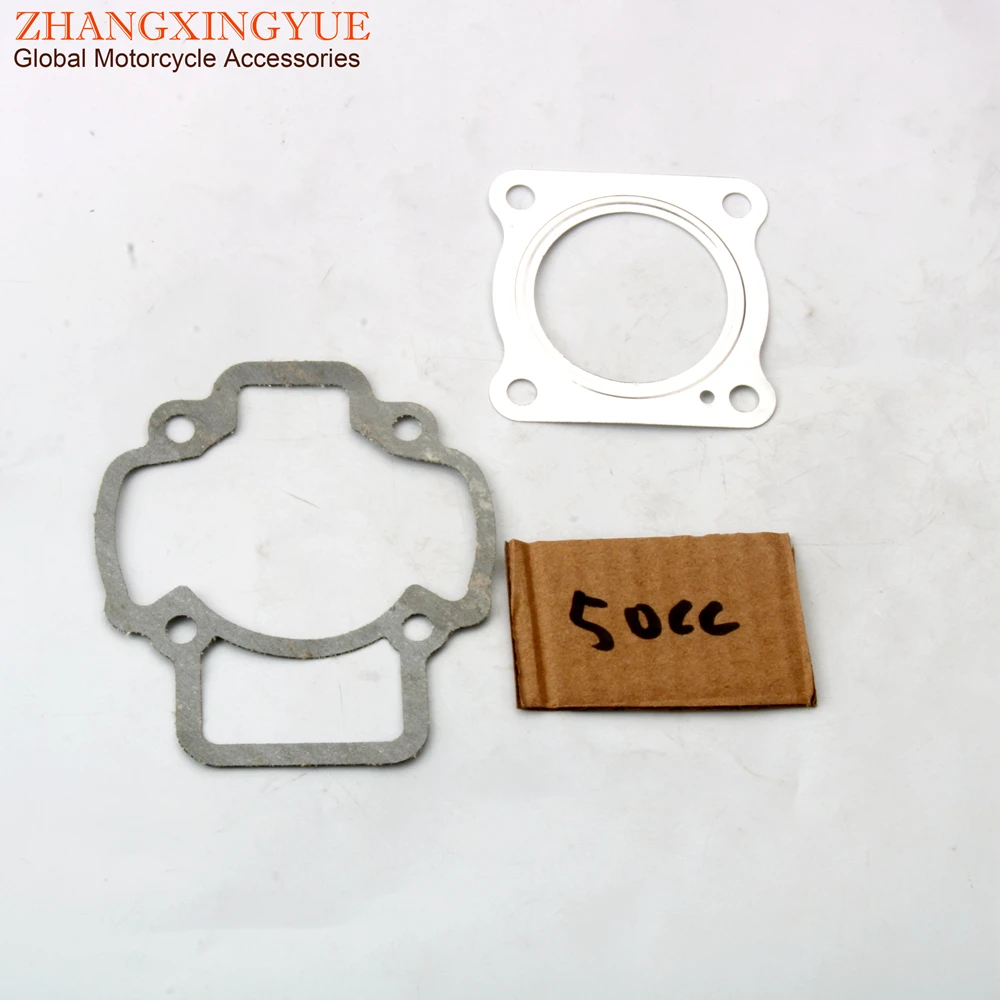 Scooter 50cc 70cc Cylinder Gasket Set For Piaggio Diesis Fly Free Liberty Nrg Power Dt Sfera Typhoon Zip 50 AC 2-Stroke