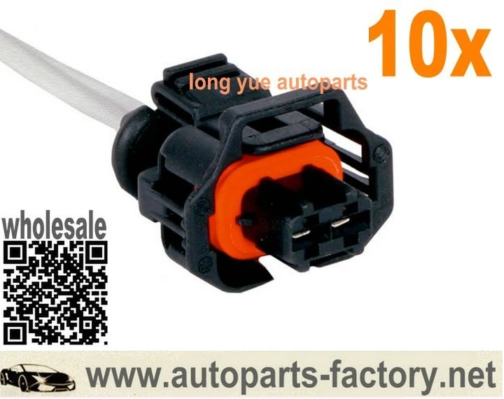 

longyue 10pcs Connector Pigtail Fits Engine Crankshaft/Engine Crankshaft Position Sensor