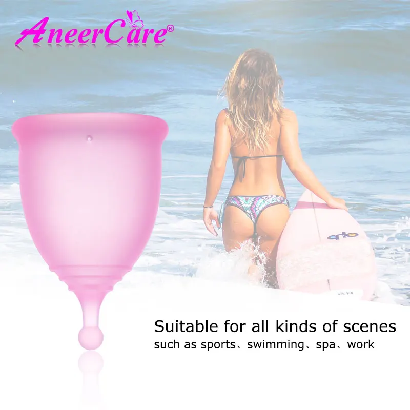 1 PCS Women\'s Vagina Hygiene Menstrual Collector Menstruation Reusable Large Capacity Medical Silicone Certified Menstrual Cup.