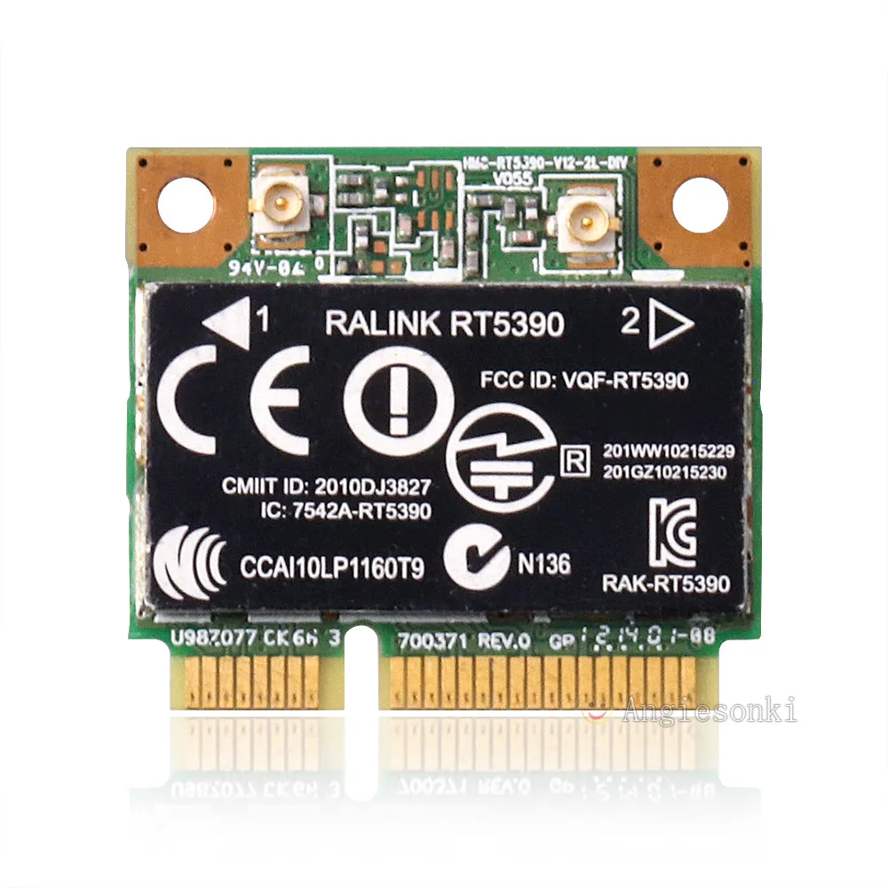 

Wholesale New Laptop Wireless Card for HP CQ45 G4 4340S 4445s SPS 691415-001 Ralink RT5390 Half Mini PCI-E 802.11 b / g / n