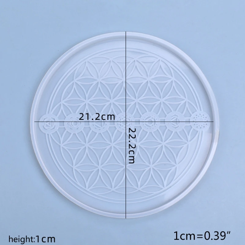 DIY Tarot Astrology Astrolabe Tray Ornaments Silicone Mould Crafts Decoration Making Tool Crystal Epoxy Resin Mold