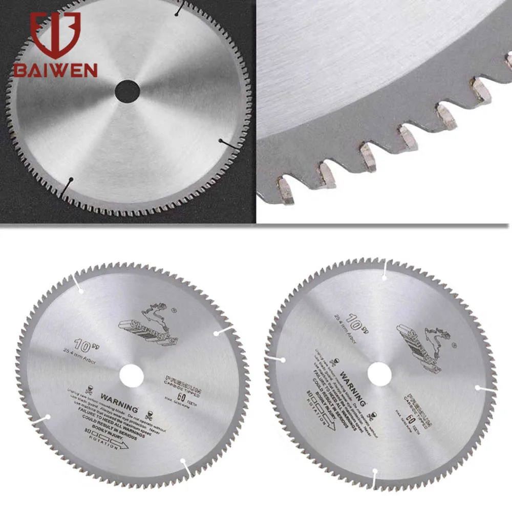250 mm Kreissägeblatt, 12 Zoll Hartmetall-Hochschneidescheibe, Schneid-Elektrowerkzeuge für Holzbearbeitung, Schleifsäge, 40 T–120 T