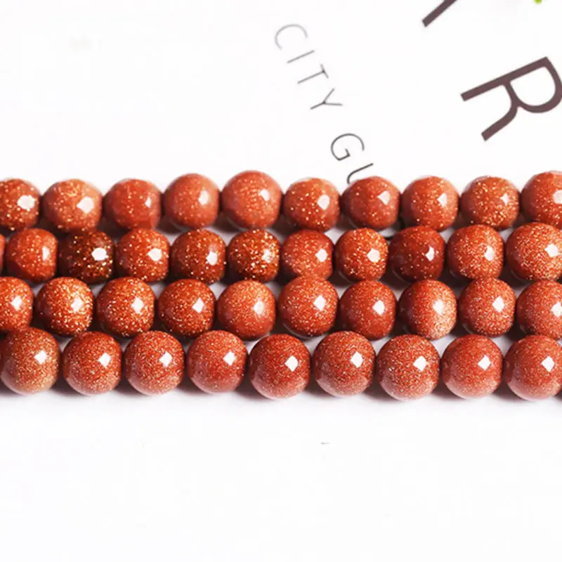 Synthetic Sandstone 4/6/8/10/12/14mm Round Necklace Bracelet Jewelry DIY Loose Beads 15 Inch wk101