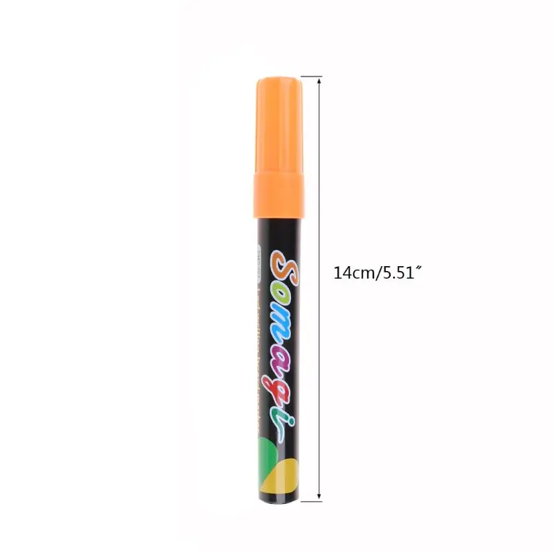 8 Colors Highlighter Fluorescent Liquid Chalk Marker Neon Pen For LED Writing Bo