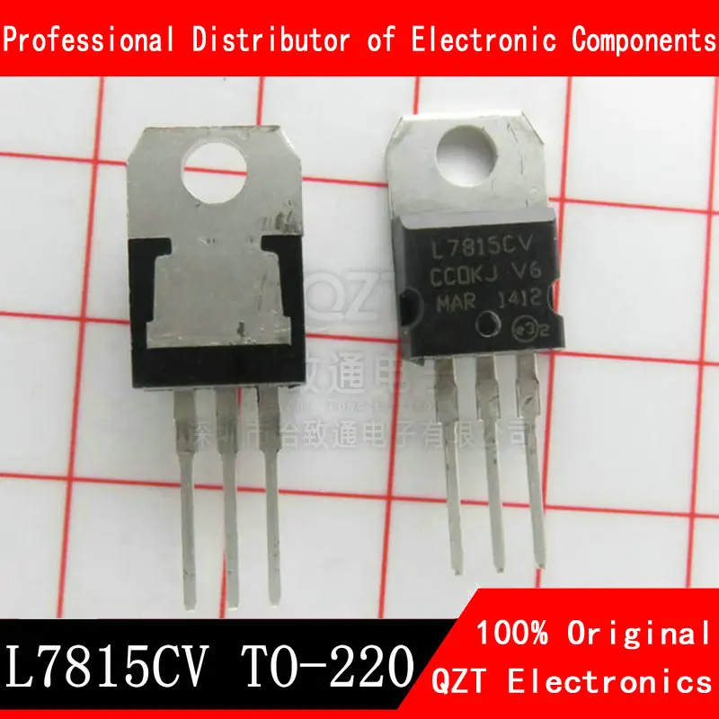 10PCS L7815CV L7815 TO220 7815 LM7815 TO-220 신규 및 기존 IC 칩셋