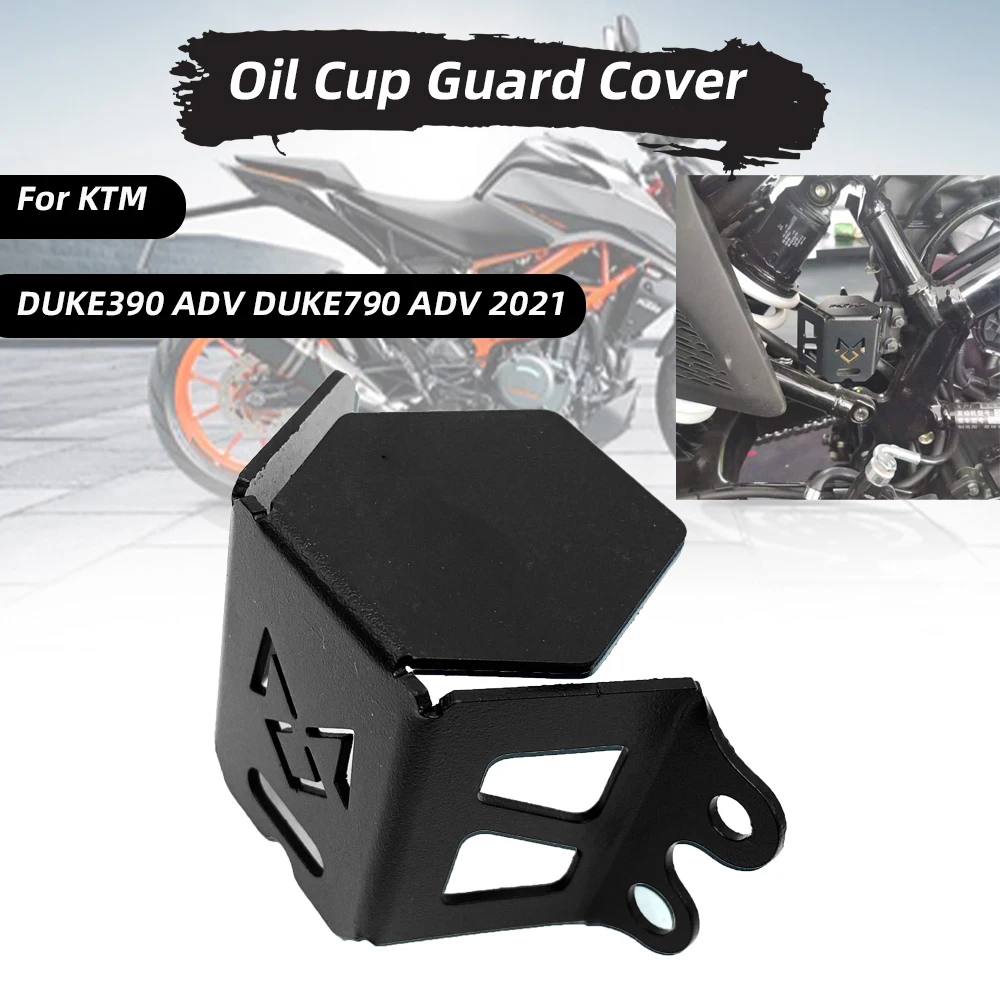 REALZION Motorcycle Rear Brake Reservoir Guard Part Oil Protection For KTM Duke 390 790 ADVENTURE ADV DUKE390 DUKE790 2021