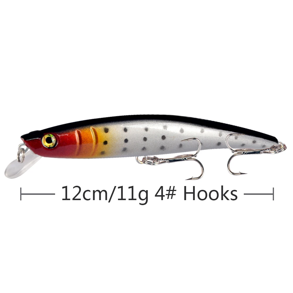 New 5pcs/Set Fishing Lures Mixed 5 Different Style Minnow Model High Quality Carp Wobblers Fishing Tackle Artificial Hard Bait