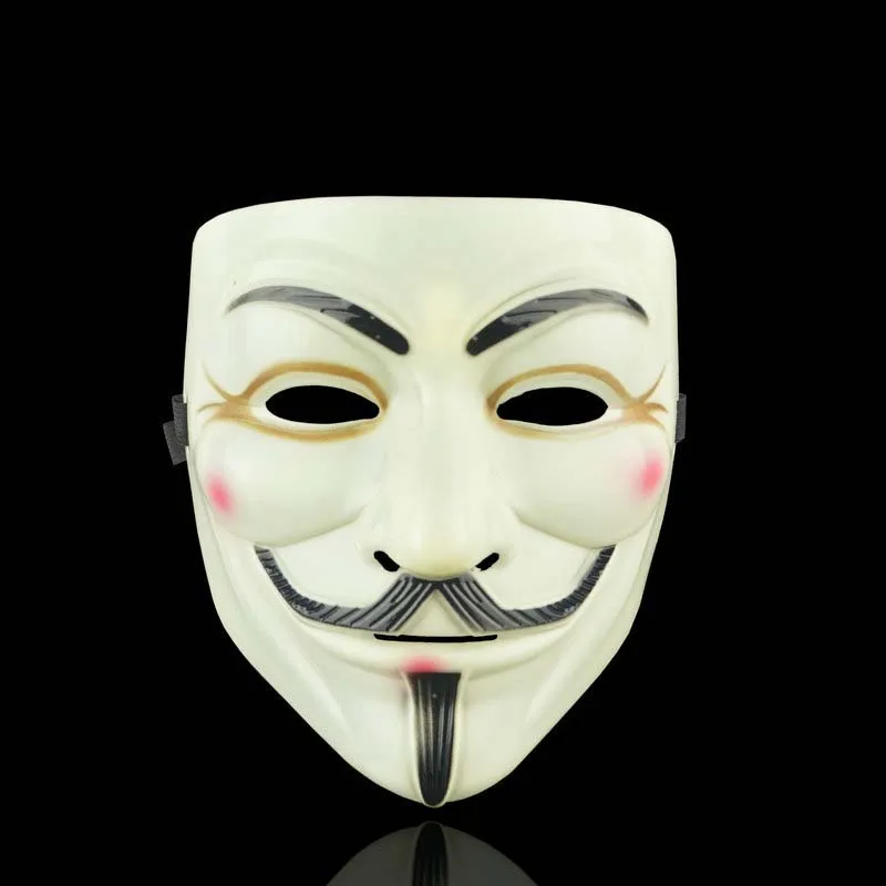 Masques de cosplay anonymes pour Halloween, masques de film V pour Vendetta, accessoires de fête, masque à thème de film, cadeaux pour enfants