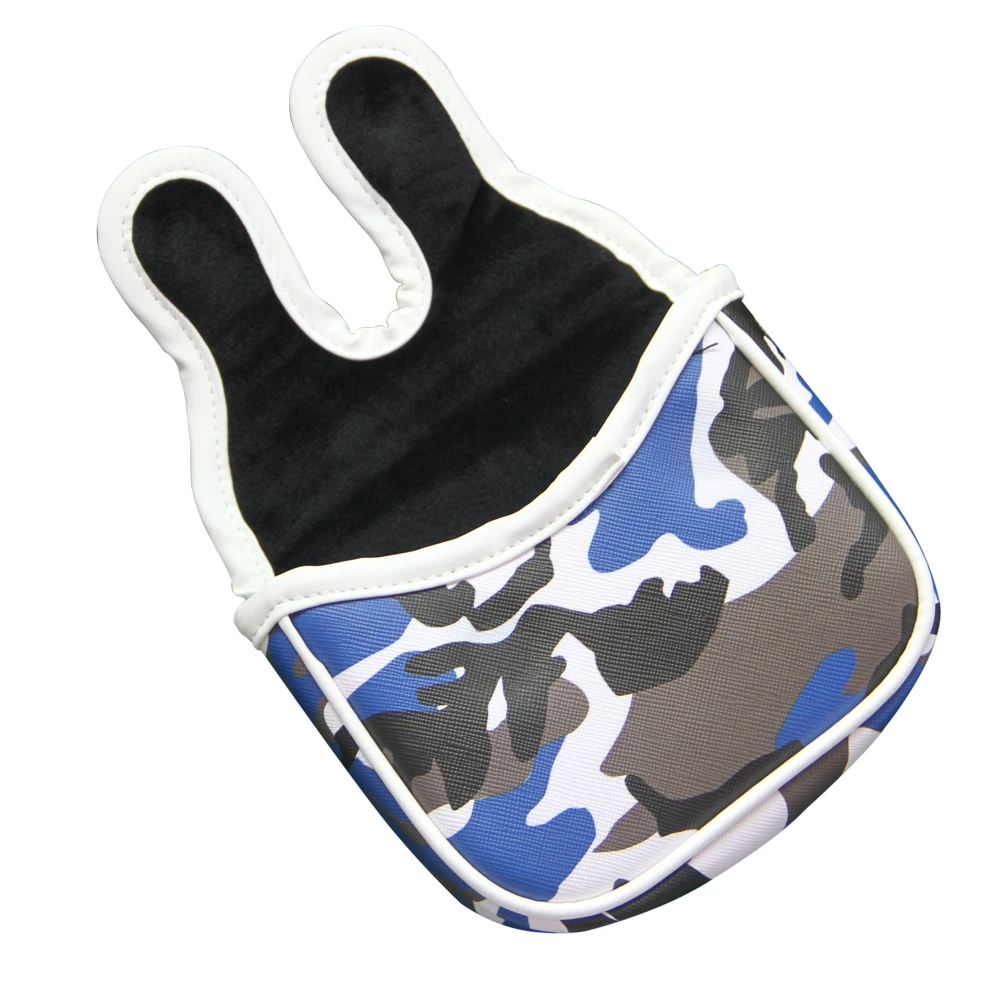 1Pcs Golf Head Covers PU Club Accessories Camouflage Golf Putter Cover Headcover for Blade Golf Club Head Covers Accessory