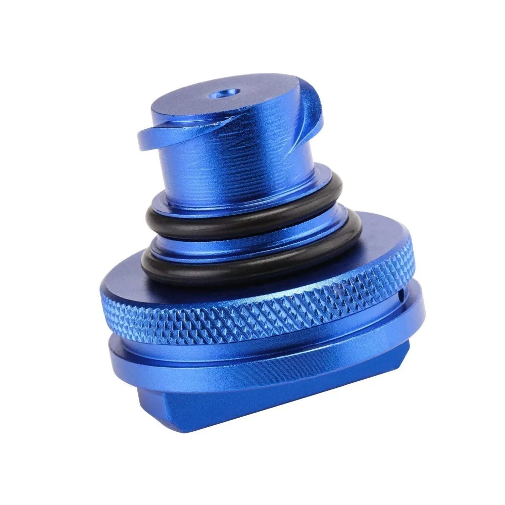Aluminum Billet DEF Cap for Dodge Ram Diesel 2013-2017,DEF Cap Exhaust Fluid Auto Parts(Blue)