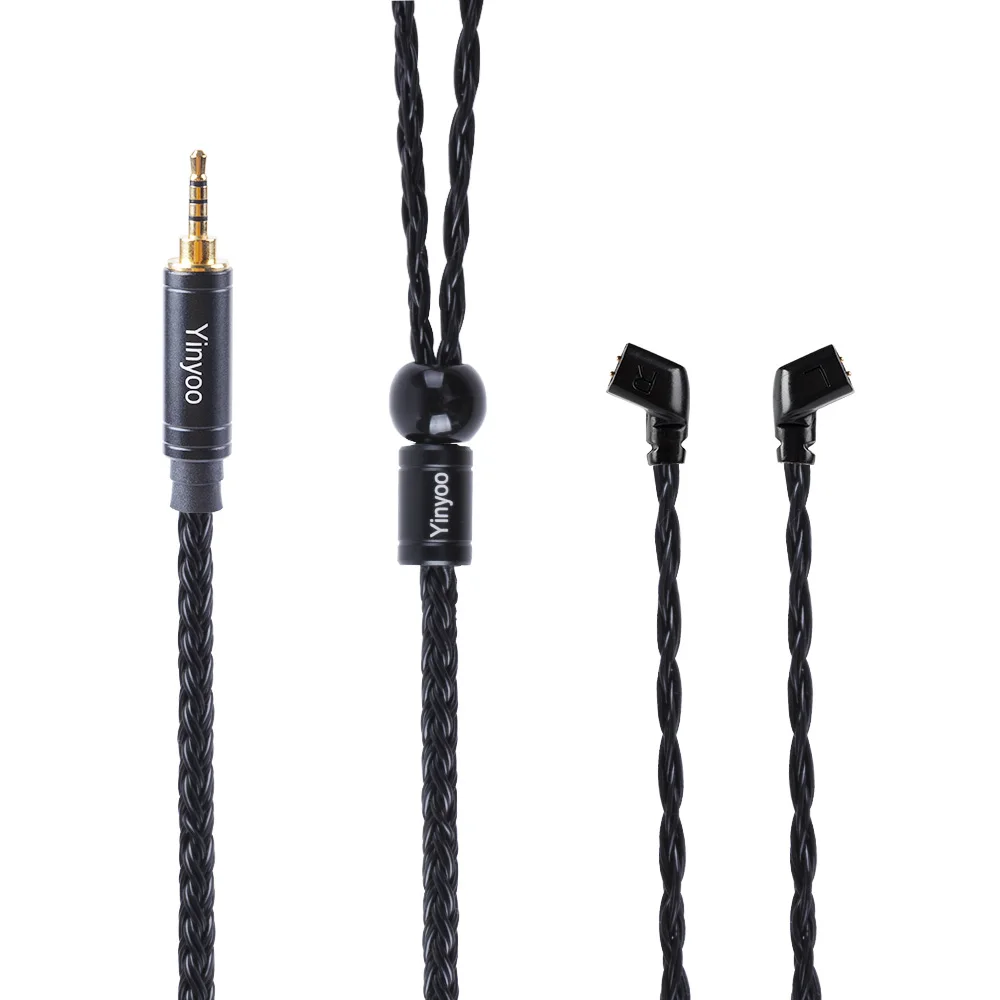 2Pin•mmcx 4.4mmケーブルまとめ売り 銀メッキケーブル 2.5/3.5/4.4mm QDC/2PIN/MMCX 対応