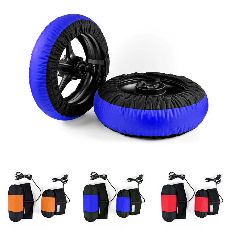 New 12' Front and Rear Universal CE Digital Motorcycle Scooter Race Tire Warmer Racing Tyre warmer Electric blanket