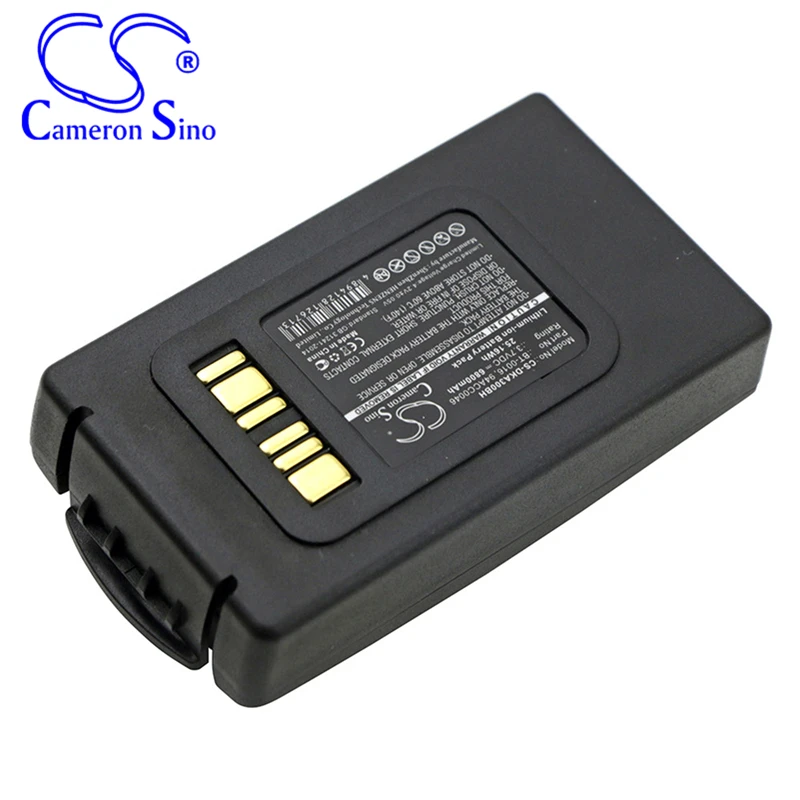 CameronSino แบตเตอรี่สำหรับ Datalogic Skorpio X3 X4เหมาะกับ Datalogic 94ACC0046 BT-0016 94ACC0048 Barcode Scanner แบตเตอรี่6800MAh 3.70V