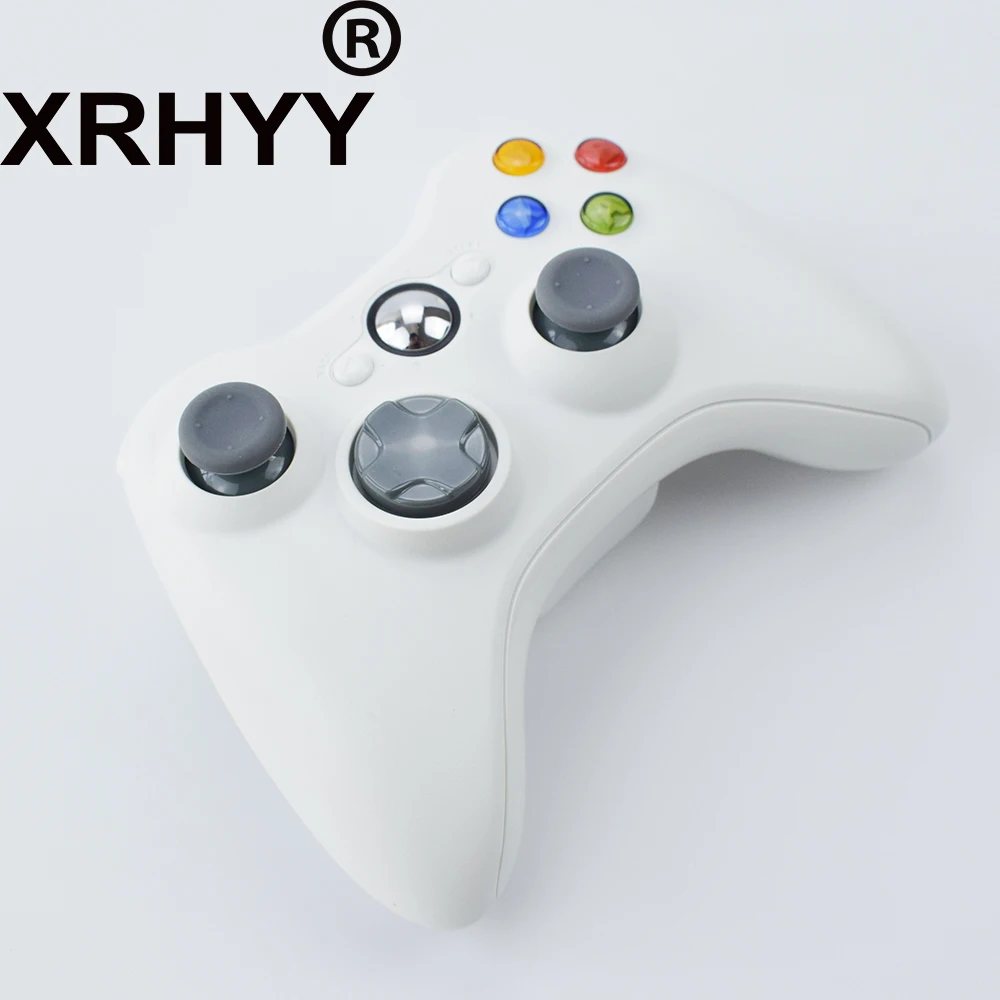 Xriy-controlador sem fio de xbox 360, 2.4ghz, controle remoto de videogame para xbox 360 slim e pc, windows 7,8,10