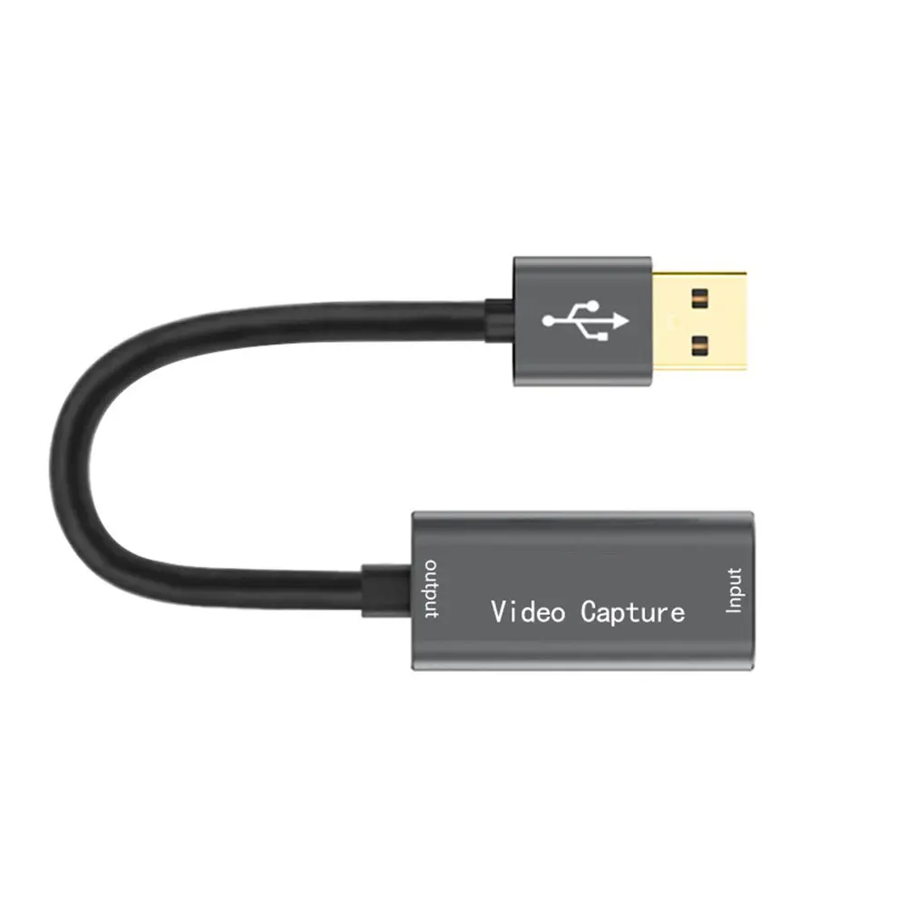 Tarjeta de captura de vídeo USB 3,0, 1080P, 60fps, 4K, grabador de vídeo compatible con HDMI para Macbook, PS4, cámara de juegos, grabadora,