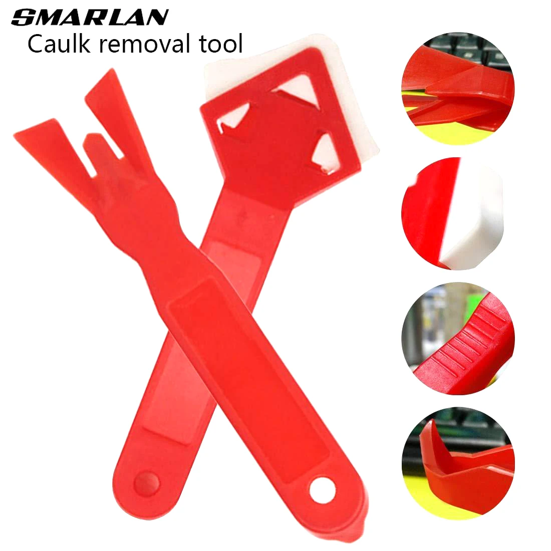 SMARLAN جديد 2 قطعة أدوات يدوية صغيرة مكشطة أداة اليد مجموعة العملي الطابق الأنظف بلاط نظافة سطح الغراء المتبقية مجرفة