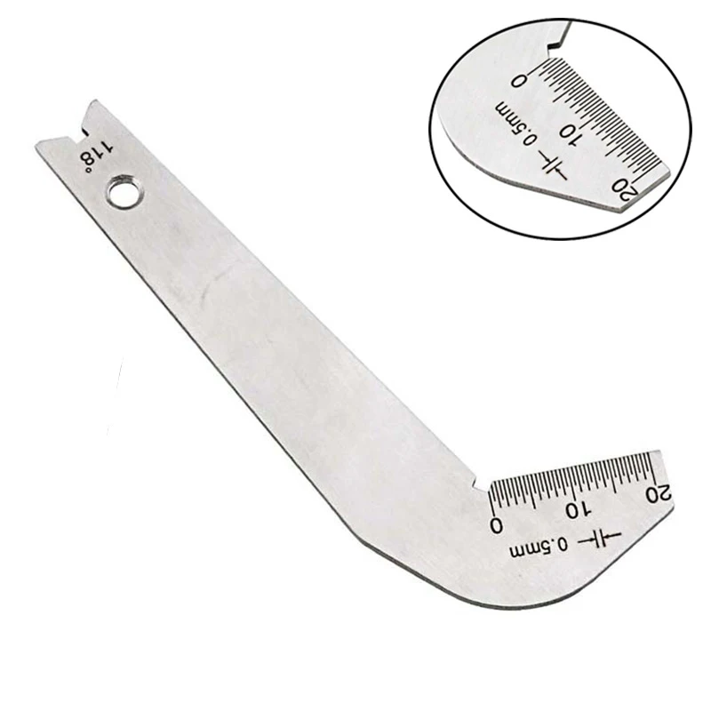 "Medidor de ângulo de broca,