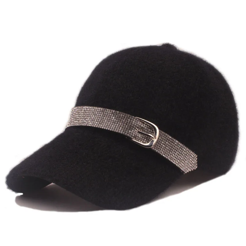 [YARBUU] New fashion brand high quality wool baseball cap Thicken Warm Pure color casquette hat with Hairball Men Women hats