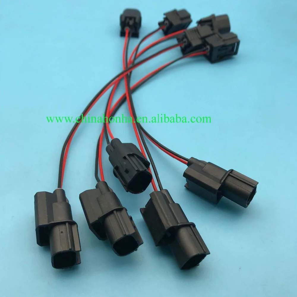 

Free shipping 1/10/20/50 pcs/lot 2 pin/way Female and Male connector with 18AWG 20cm wire 6189-7036