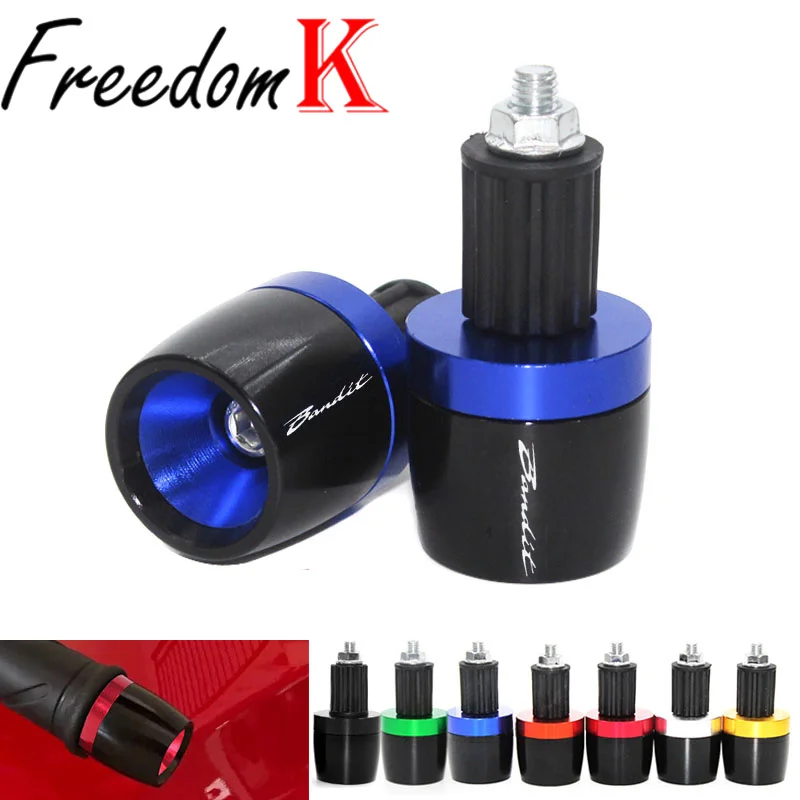 

For SUZUKI GSF 250 600 600S 650 650S 650N 1200 1250 Bandit 650S 7/8"22MM Motorcycle Handlebar Grips Handle Bar Grip End Cap Plug