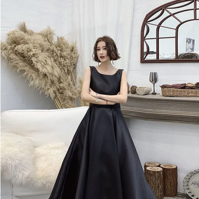 New Style Sexy Backless Evening Dress Satin Prom Party Dress Robe De Soiree Suknie Wieczorowe Simple Robe De Soiree