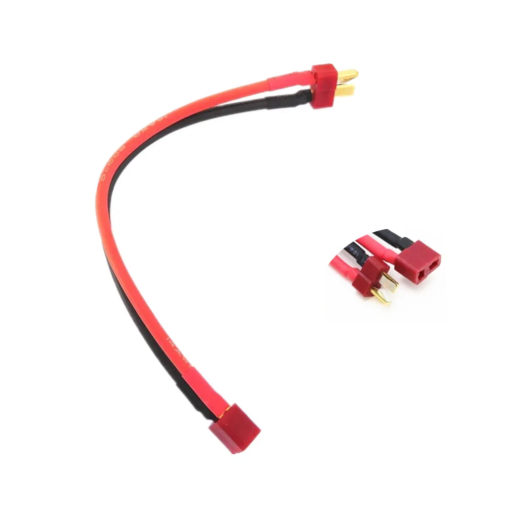 XT60/T Plug Male to Female Connector Extension Power Wire With 300mm 14AWG Silicone Cable