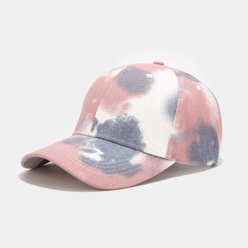 Tie-Dye Baseball Cap Spring Men Women Lovers Colorful  Hat Gorras Snapback Caps Casual Summer Sun Visor Beach Hat Sports Cap