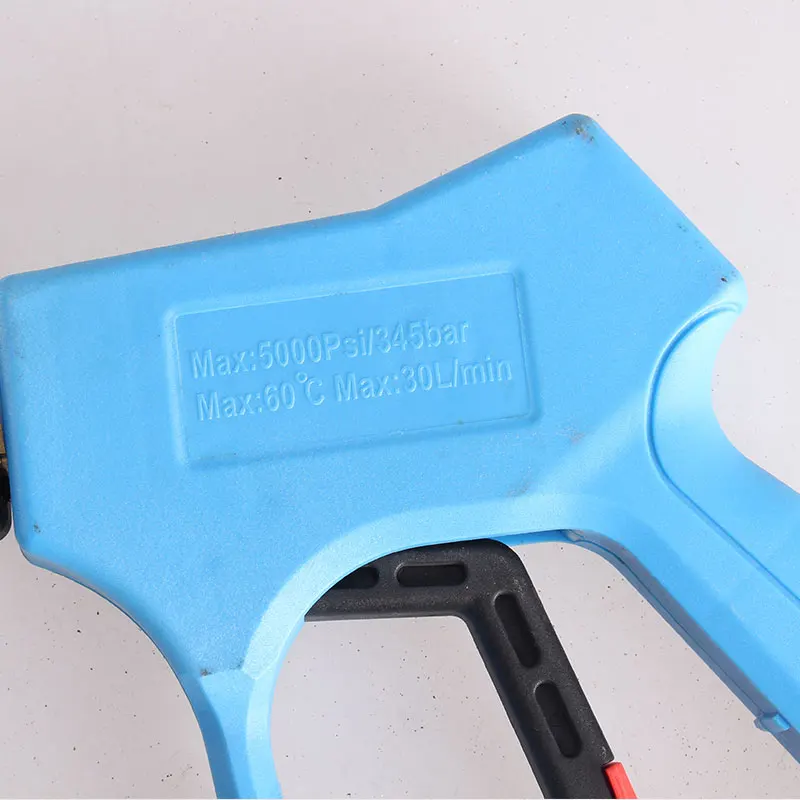 Rondella ad alta pressione pistola ad acqua pistola ad acqua cilindrica a forma di ventaglio pistola a spruzzo a barilotto con prolunga anti-avvolgimento