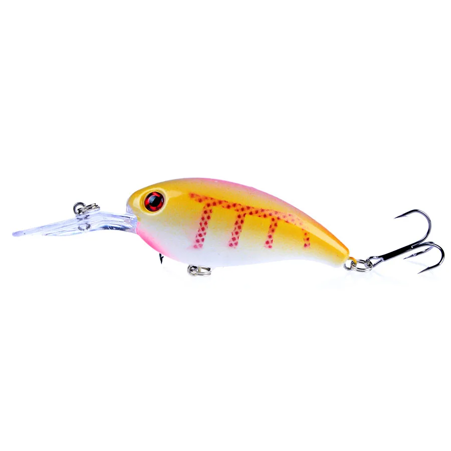 1PCS Wobblers for Trolling/Pike Crankbait Fishing Tackle/Lure Hard Bait Artificial Jig 3d Eyes Fish Bass Swimbait Pesca Hooks image 6