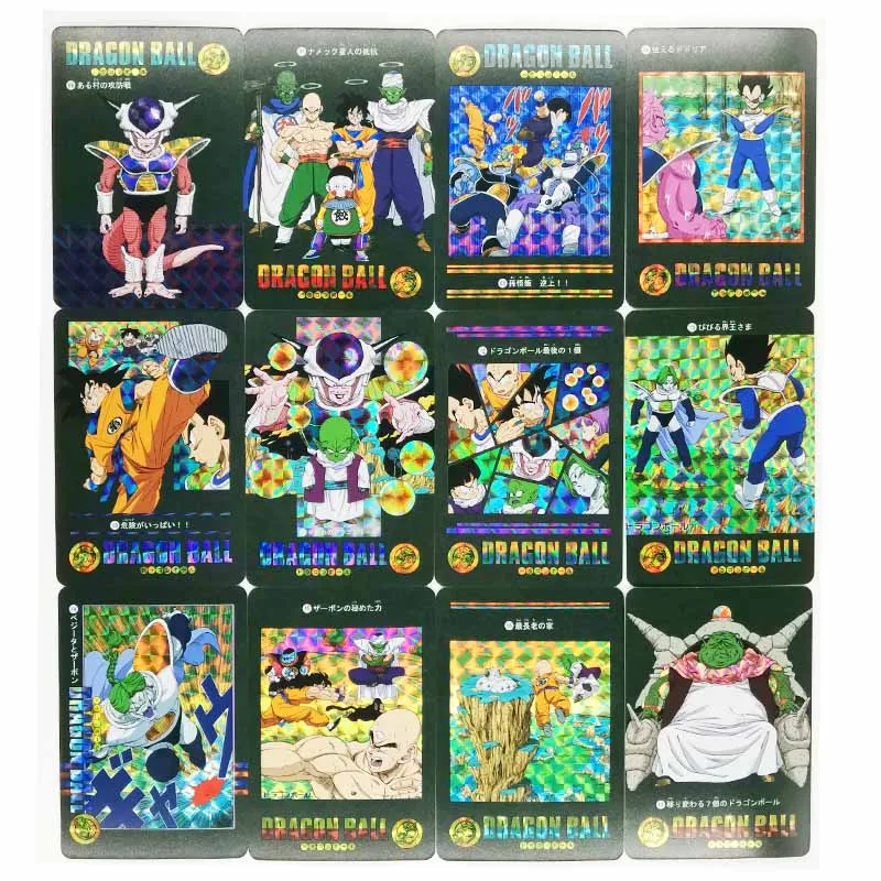 54 pz/set Dragon Ball Z GT burnough position No.4 Super Saiyan Heroes Battle Card Instinct Goku Vegeta Game Collection Cards