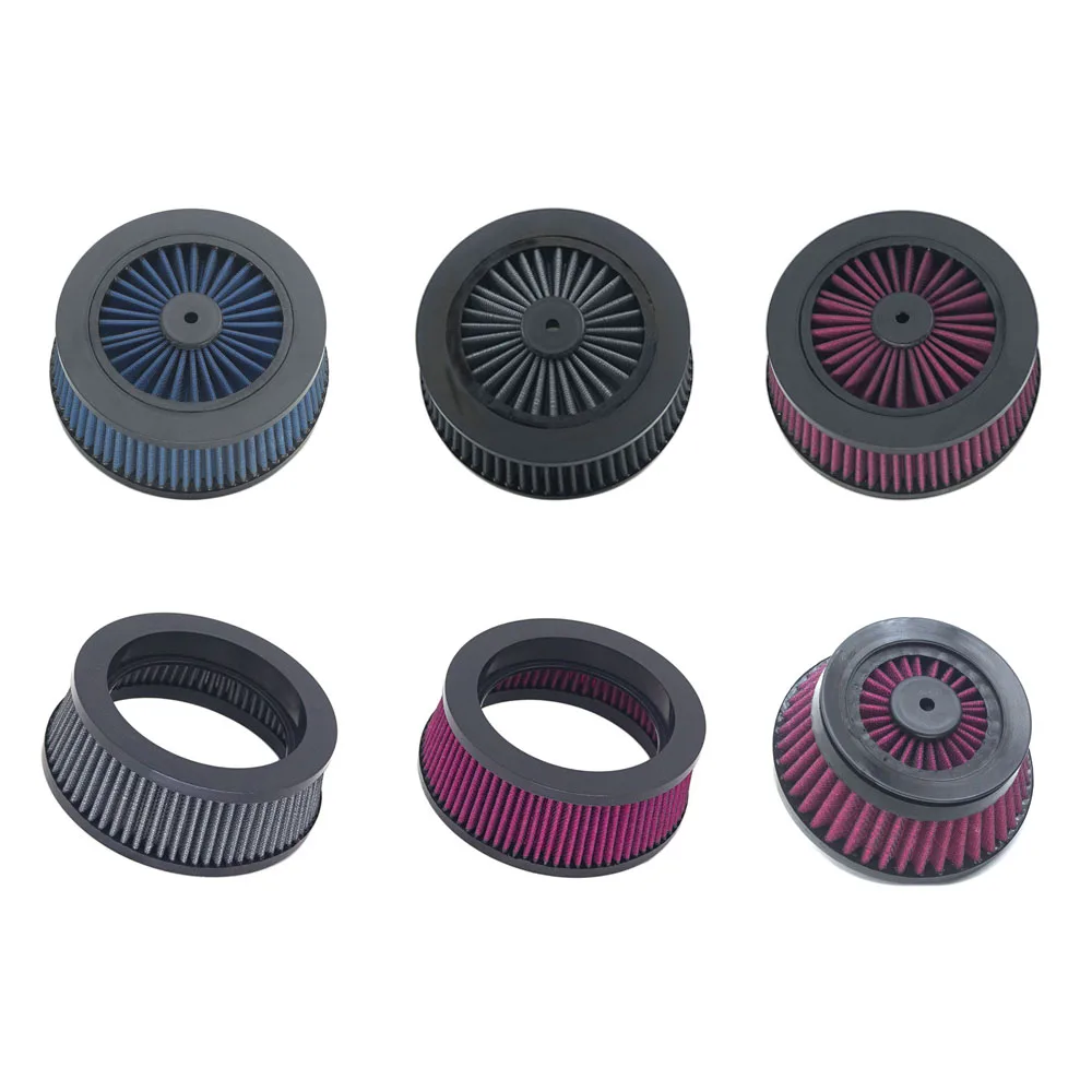 Motorcycle Replacement Air Cleaner Intake Filter System Inner Element for RSD Venturi Turbine Clarity Blunt Air Cleaners Harley