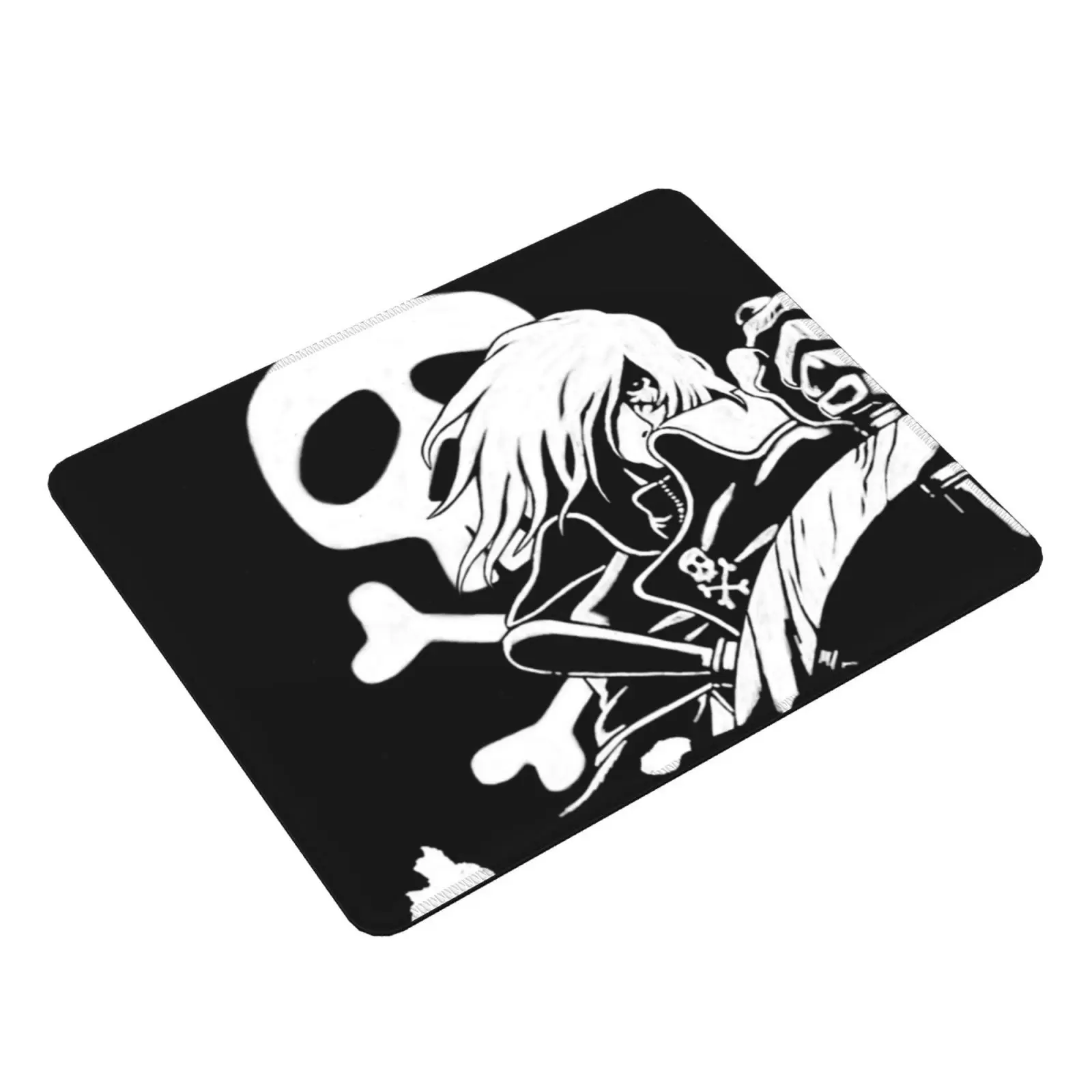 Harlock-White Mouse Pad DIY Print Captain Harlock Capitan Harlock Japan Anime Manga 1970 Vintage