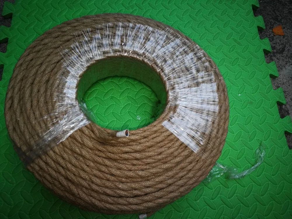 2*0.75mm2 1/2/3/5/10M Edison Vintage Electrical Wire Rope Twisted Wire Retro Textile Braided Cable Pendant Light Wire Lamp Cord