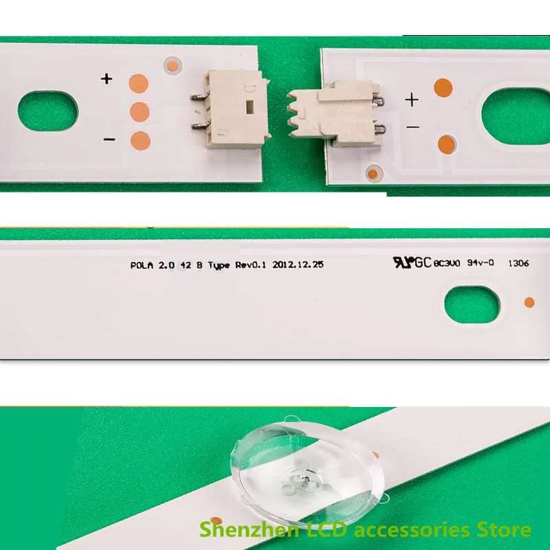 10 جزء/الوحدة ل 42 بوصة استخدام LG INNOTEC بولا 2.0 42 "A/B نوع الخلفية 100% جديد