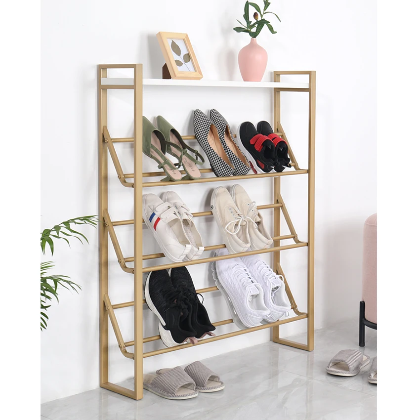 

XJ002 Multi-layer Shoe Rack Simple Household Economic Racks Home Indoor Shoe Cabinet Dormitory Door Storage Rack Four/five-layer