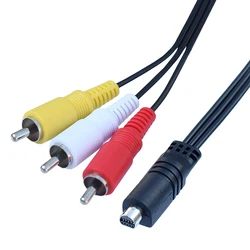 10 PIN, aby sygnał wizyjny AV RCA aparat cyfrowy kamera kabel do Sony DV